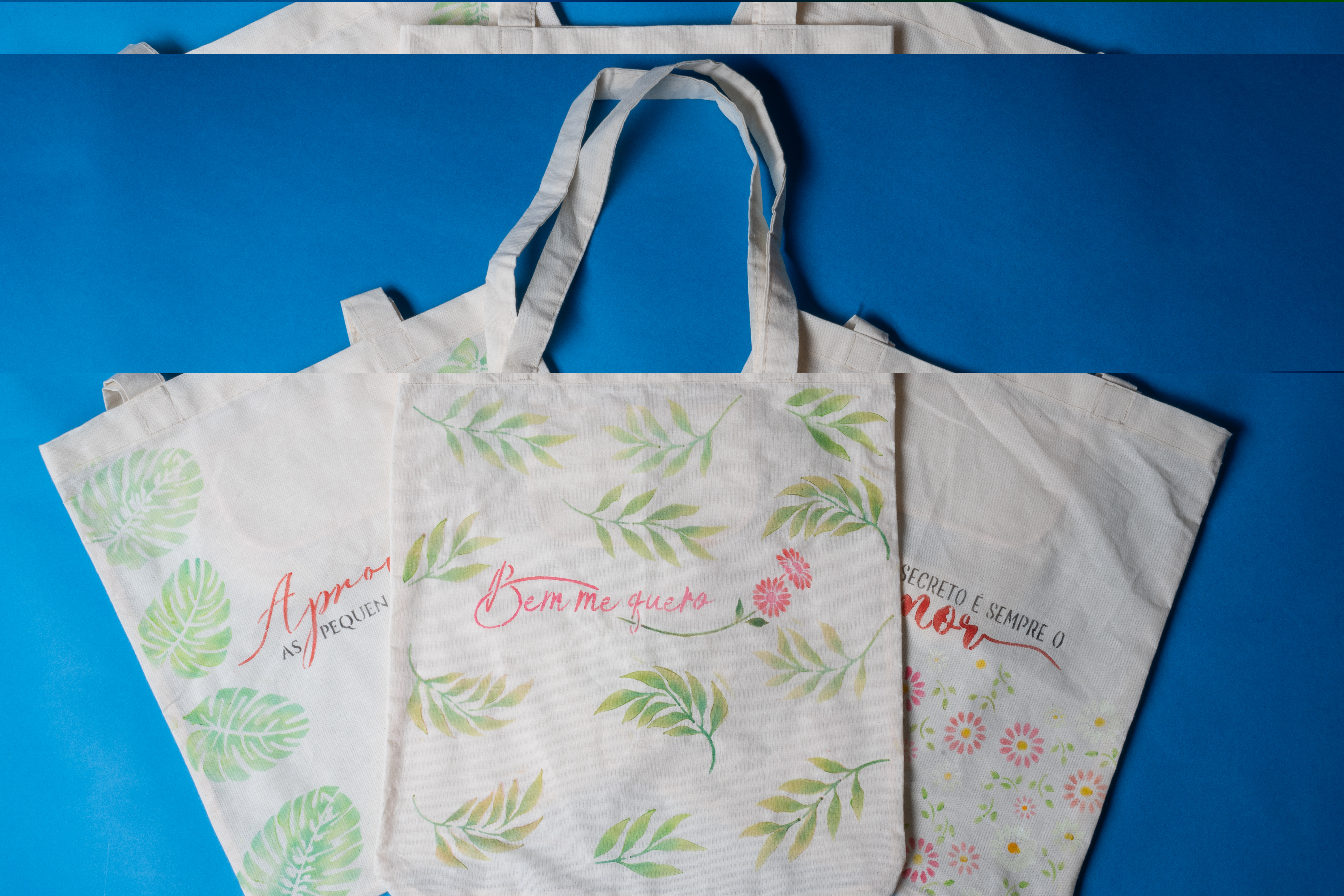 thumbnai do curso  Pintura com estêncil: ecobag